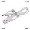 USB to DC 3.5*1.35mm Pure Copper Two-Core Power Cord for Mobile, Microphone, and Audio Charging