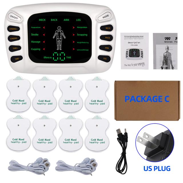 Electrostimulator Physiotherapy TENS Machines Eletric Compex Muscle Stimulator EMS Pulse Acupuncture Best Massager For Body Pads