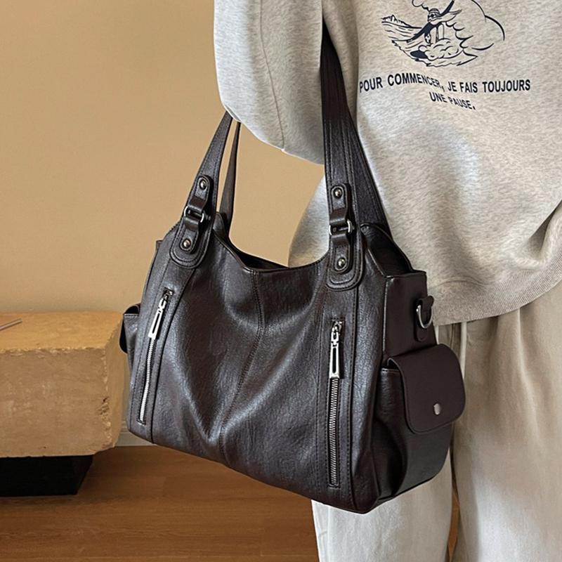 Female Handbag Large Capacity Shoulder Bags Big Stylsih Tote Bag Ladies Soft PU Leather Hobos Messenger Bags Women Shopper Bag