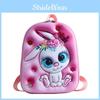 Lightweight Oxford Cloth Student Backpack For 3-4 Grade With Cute Cartoon Prints