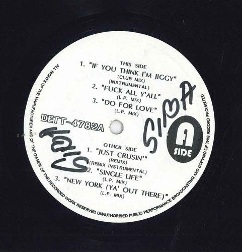 

12inch Record VARIOUS Untitled DETT4782 DETT US Rap HipHopRB Used