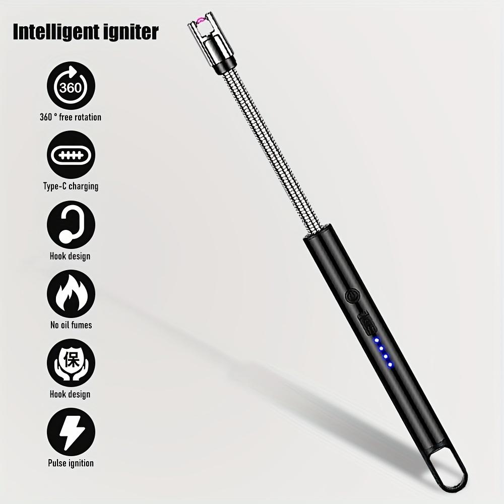 Rechargeable Plasma Arc Lighter USB Long Distance Suitable for Aromatherapy Candles Barbecue Grill and Camping Outdoor Survival Tool