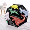 1pc Dinosaur Constellation Automatic Folding Umbrella Portable Collapsible 8-Rib Umbrella for All Seasons, Casual Outdoor Accessory, B48