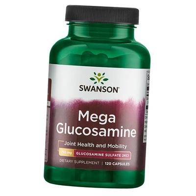 Glucosamine Sulfate, Mega Glucosamine 750, 120caps (03280009)