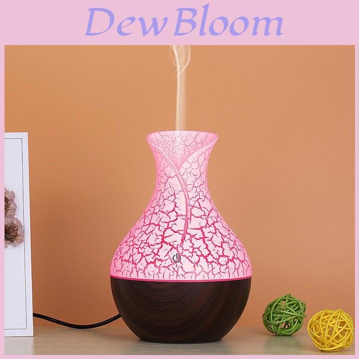 Colorful Lamp Imitate Graining Cracks Design Ultrasonic Humidifier With Aromatherapy For Home Use