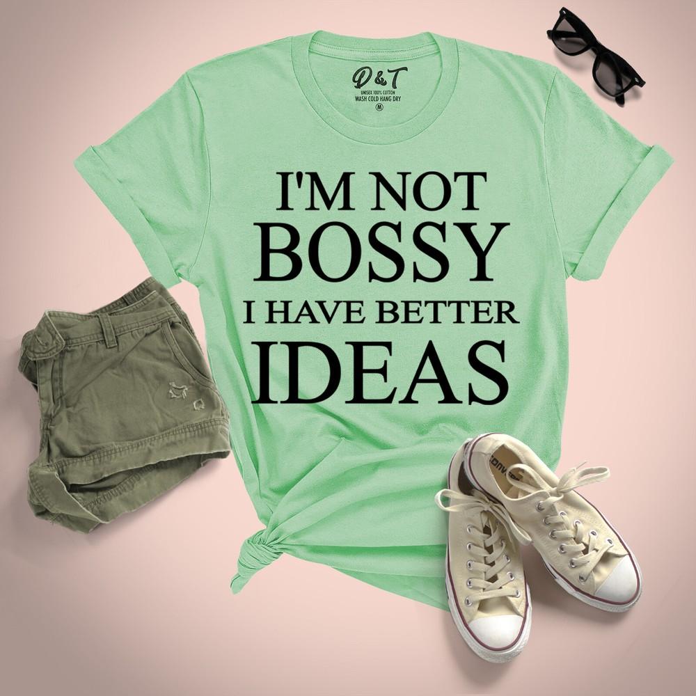 I Have Better Ideas Funny Unisexs T Shirt Slogan Uk Plus Size 824 Tee Top