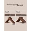 HANDUNYOU Solid Wood Anti-Slip Hangers