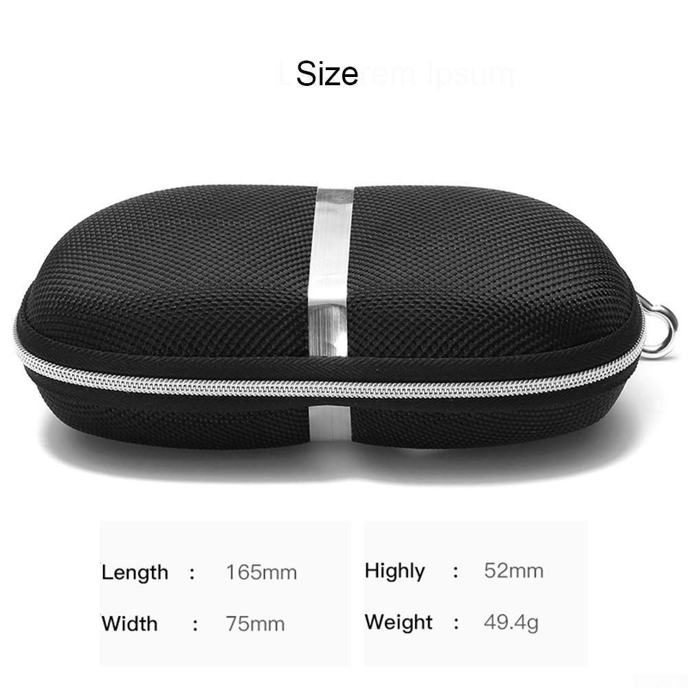 165*75*52mm Glasses Case Carry Bag Oxford Cloth Portable