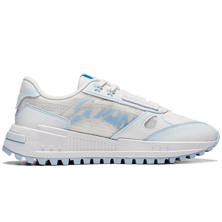 Li Ning Riding The Wind 2.0 Ocean Cushioning, Wear Resistant Low top Sports Casual Shoes Women's White AGCT464-2