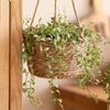 Passend für Innenhofgarten Hängepflanzgefäß Blumentopf Handgefertigter gewebter Korb Blumenhalter Topf Pflanzenaufhänger Heimdekoration