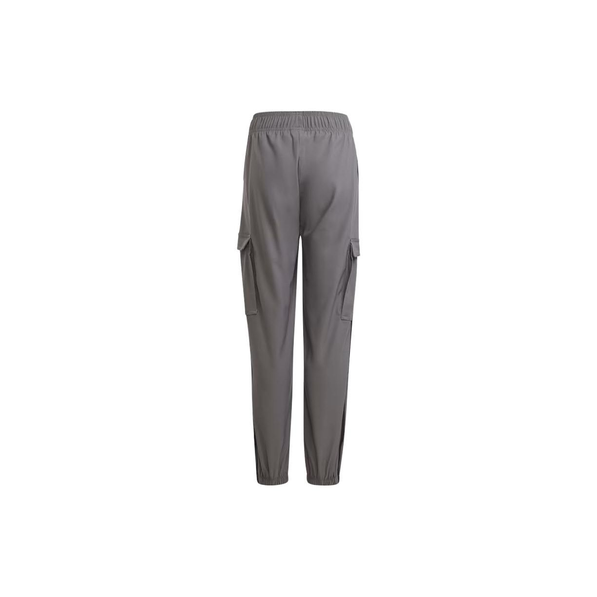 

Adidas Originals Striped Pocket Casual Pants Kids Bottoms Gray IJ9816 L