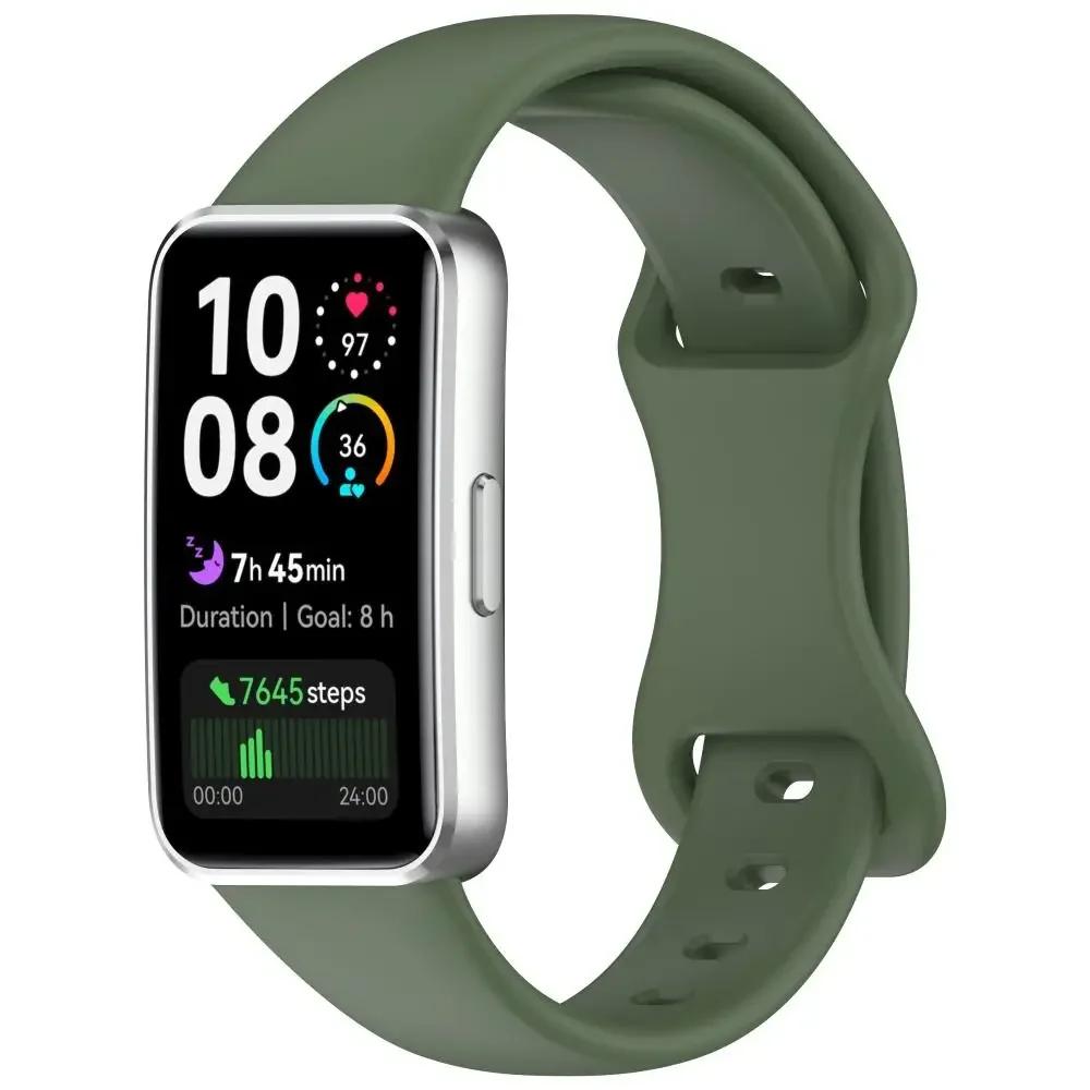 Soft Replacement Silicone Watch Strap Adjustable Smart Watch Accessories Wristband Colorful Bracelet for Huawei Band 10/9/8