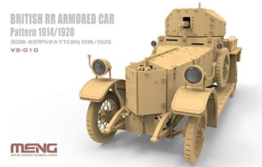 MENG Model British RR Armoured Car Model Plastic Model MVS010 1/35 1914/1920