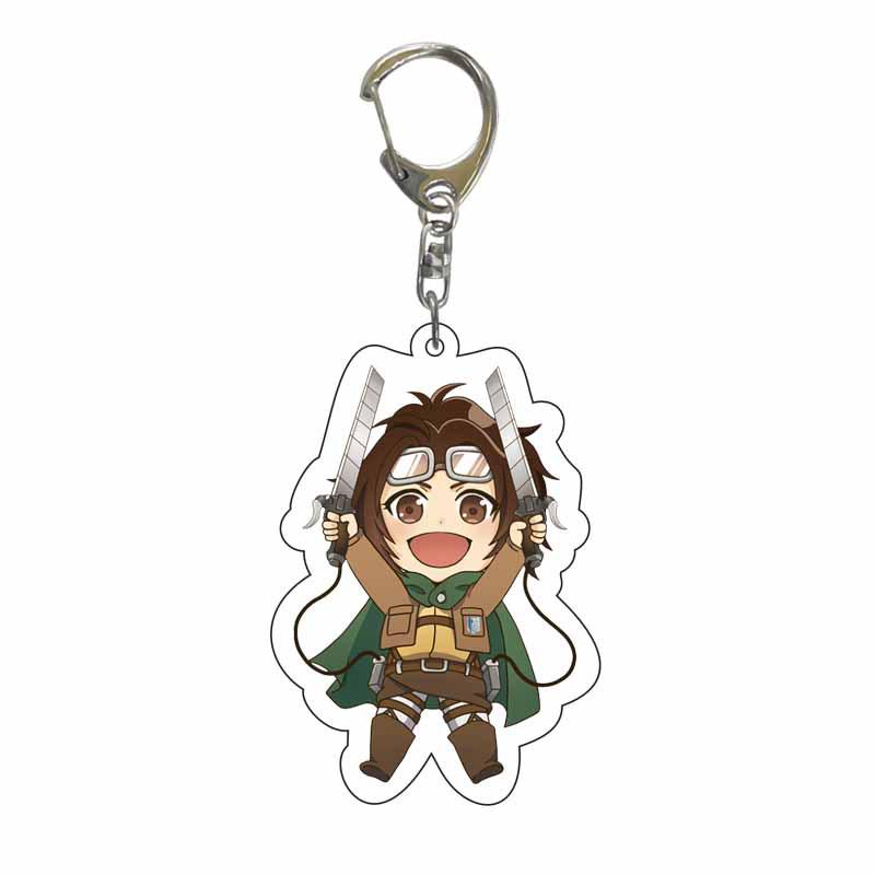 Attack On Titan Anime Acrylic Keychain Pendant - Creative Jewelry Gift