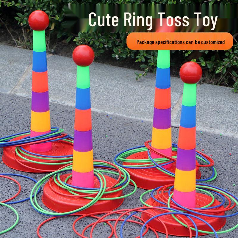 Kids' Ring Toss Game: Indoor & Outdoor Parent-Child Stacking Toy