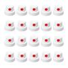 20Pcs Spray Paint Cap Plastic Spray Nozzles White Spray Paint Replacement Cover For Graffiti Street Art Bottle