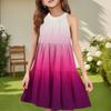 Children's Summer Casual Fashion Round Neck Sleeveless  Dress