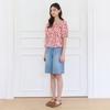 Thursday Island Women Shirring Point Flower Blouse T264mbl277w