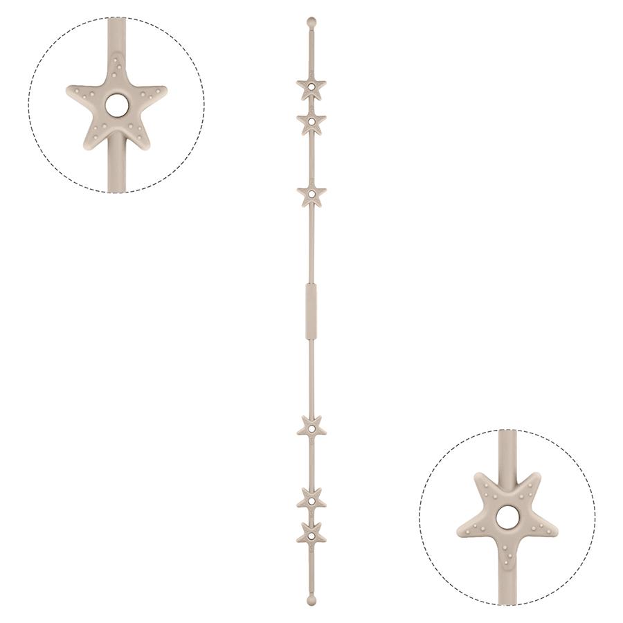 Color Kids Silicone Pacifier Clip Chain Kids Dummy Nipple Holder Clips Teething Toy Soother Pendant Holder Stroller Accessories