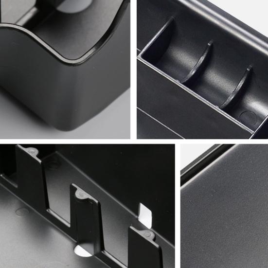 Förvaringslåda för bil 3 fack Plast Mittkonsol Armstöd Förvaringslåda för Yuan Plus