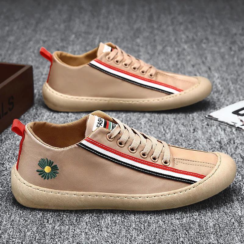 Модная мужская модная обувь лоферы из кожи Оксфорд Весенние удобные повседневные — фото 3