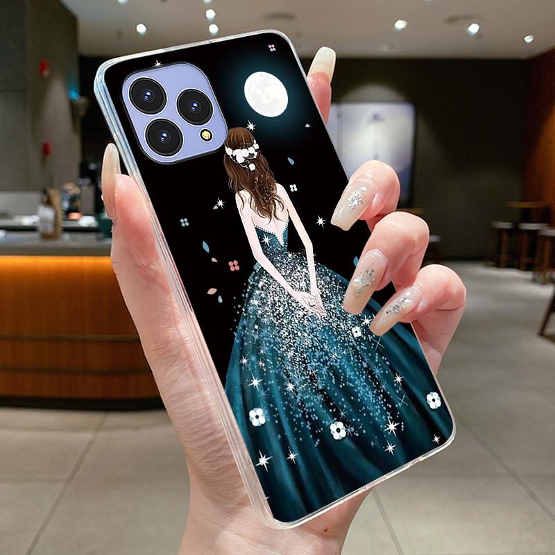 Handyhülle Für Cubot P80 Hülle Schmetterling Schleife Schutzhülle CubotP80 Schale Capa Transparent Weiches Silikon TPU Abdeckung Funda