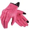 Goatskin Motorcycle Gloves Summer Men's Brown Vintage Leather Motorcycle Motocross Gloves Women's Motorcycle Hand Gloves