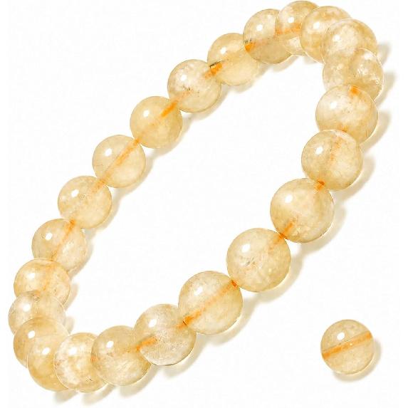 Natural Gemstone Stretch Elastic Bracelet