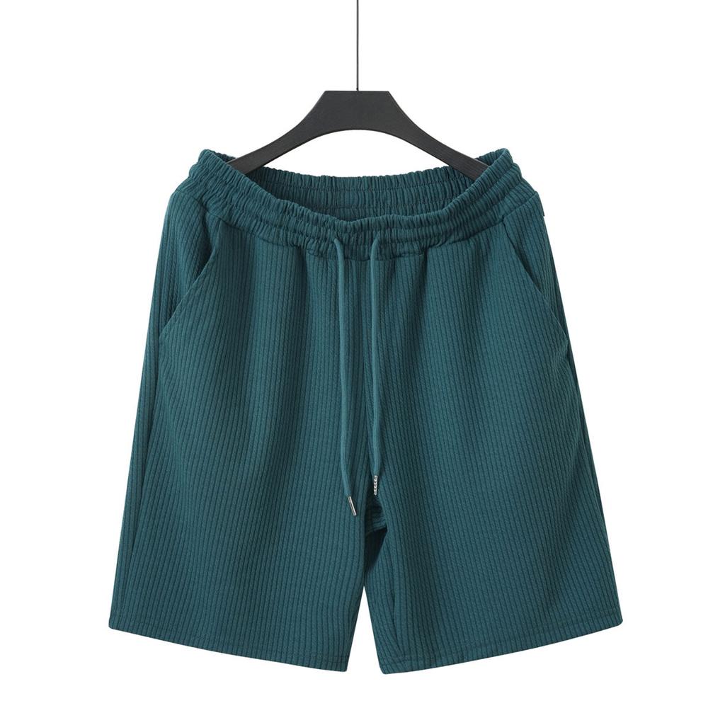 Mens Summer Jacquard Loose Casual Sports Beach Shorts