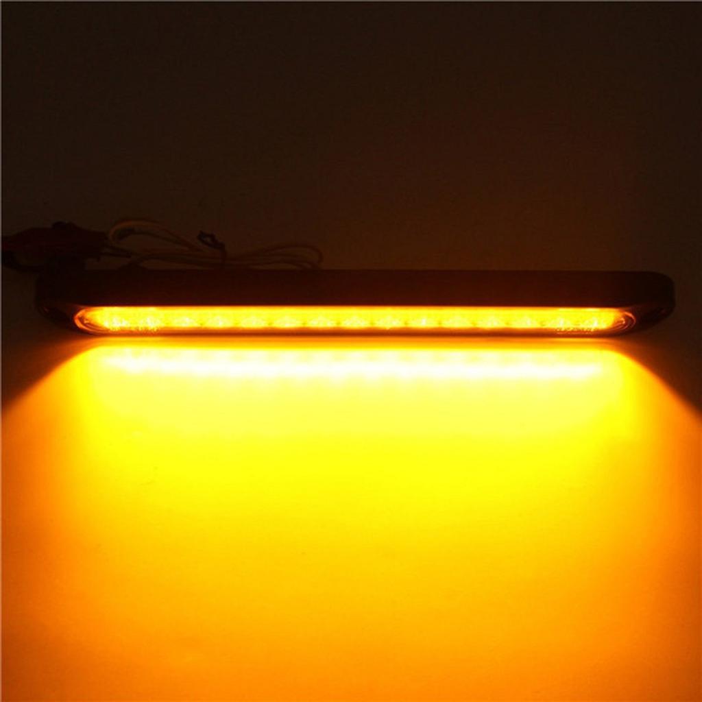 1PCS Universal LED Tail Rear Lamp for Trailer Truck Lorry Pickup - Brake/Stop/Turn Lights 12V-24V 15 LEDs Light Bar StripBack Up Lights 1