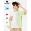 Navigare Italian Small Sailboat Children's Clothing Boys' Short-Sleeved T-Shirt 2026 Summer Thin Gradient T-Shirt Top