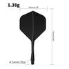 Set of 3Pcs Dart Shafts and Flights Combo for 2BA Thread Dart Barrels Integrated Dart Shaft and Flights Dart and Flight