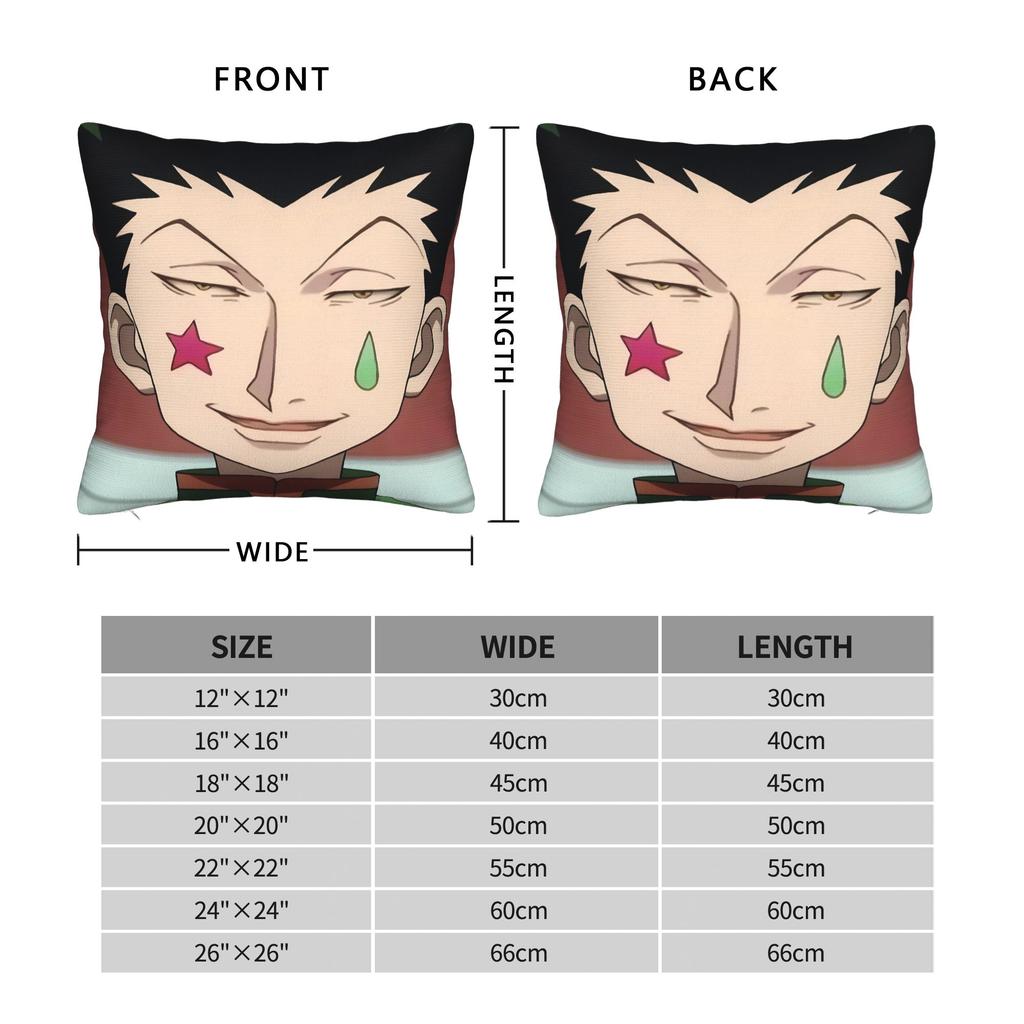 Anime Gon Pillow Case Soft Pillow Cover Novelty Pillowcases For Sofa Car Home Decor