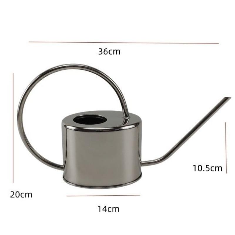 Long Spout Watering Can Stainless Steel Watering Cans Small Indoor Water Cans Aesthetic Metal Shower Pots Garden Irrigation