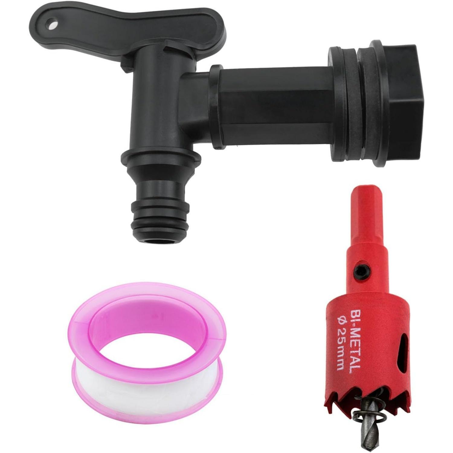 

1set 3/4 inch Bucket Faucet Water Dispenser Replacement Part 5 Gallon Bucket Faucet Suitable for Industrial Buckets and Household Storage containers Y3