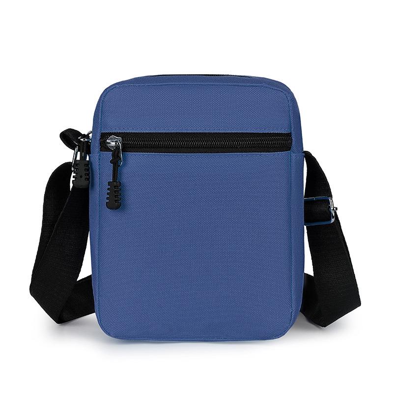 Men's Casual Solid Color Lightweight Crossbody Phone Bag - Mini Square Design