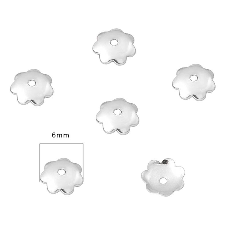 14K Gold-Filled Copper-Plated Flower Bead Cap Spacer for Jewelry Making