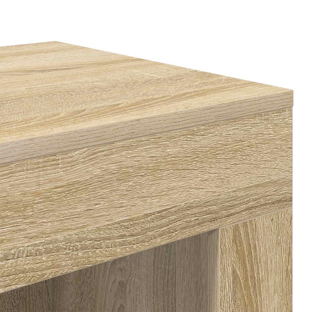 Side Table Sonoma Oak 60 x 40 x 65 cm Particleboard