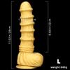 Golden Horse Dildo Silicone Soft Anal Plug Masturbator Strap on Penis Sex Toys Big Dick Realistic Cock Fisting Slave BDSM