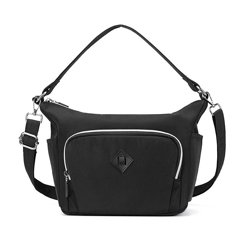 

Новая женская сумка через плечо, модный тренд, универсальная сумка под мышкой, многослойная повседневная сумка-мессенджер чёрный