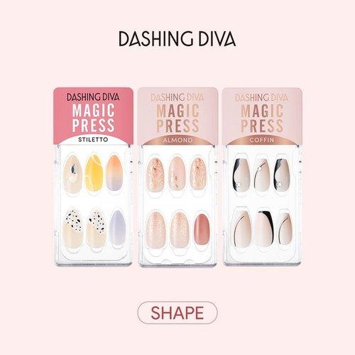 

Dessing Diva Magic Press Hipster Shape Nail 3 Types