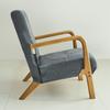 Leaf Jacquard Armchair Cover Elastic Zipper Chair Protective Case Nordic Style Chair Furniture Protector Decor for Living Room