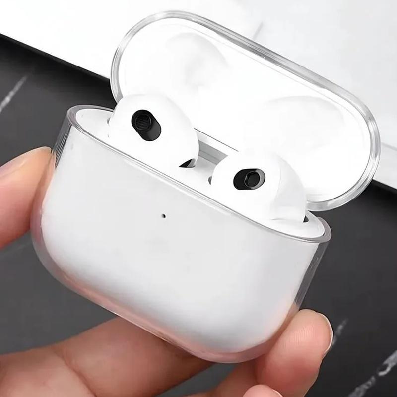 Clear Acrylic Headset Case For Airpods Pro 2 1 Transparent PC Headphone Protective Case For Apple AirPods 3 Earphone Accessories