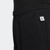 Adidas Alphabet Print Elastic Waist Tapered Knit Sweatpants Women Bottoms Black IA6761