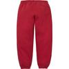 Supreme Satin Applique Sweatpant Red