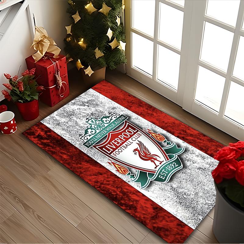 1pc Office Carpet, Liverpool FC Chair Rug, Living Room Printed Area Rug, Home Chair Floor Mat