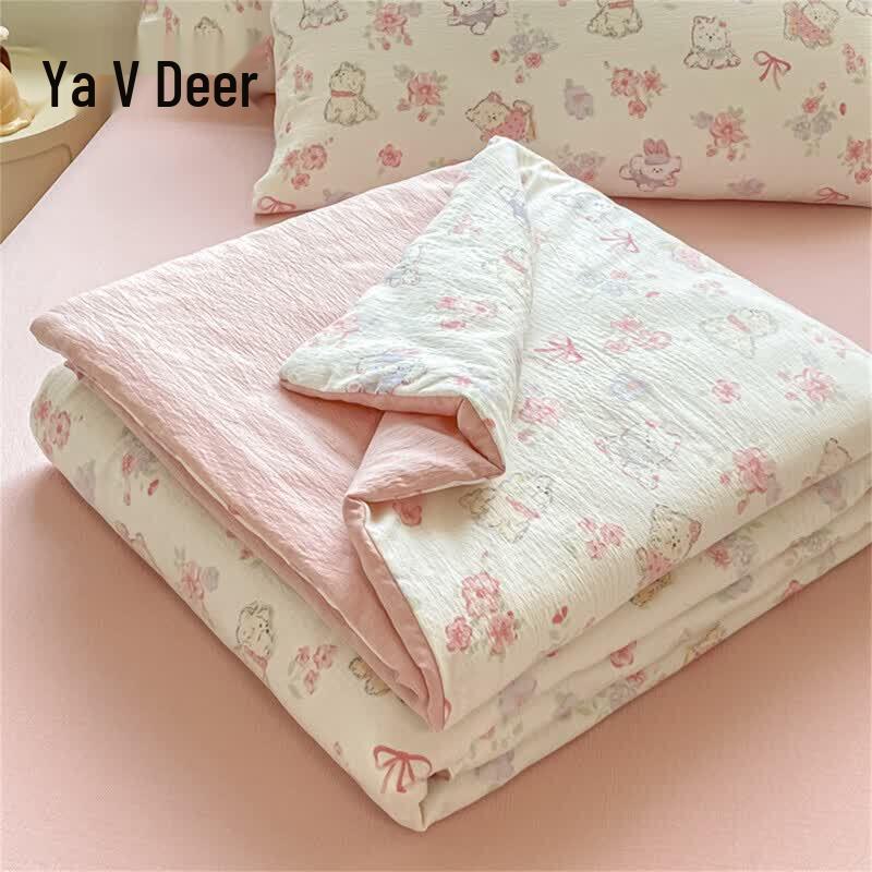 Yalu Soy Fiber Crinkle Summer Quilt