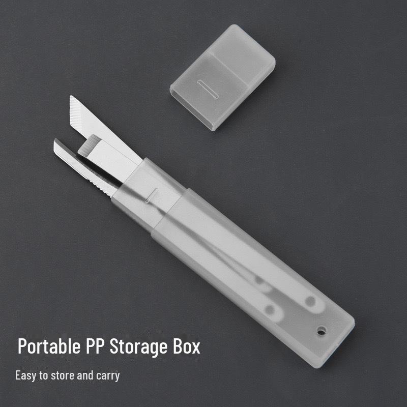 

Педикюрный нож из нержавеющей стали и набор щипчиков для толстых ногтей, средство для удаления мозолей, профессиональный набор из 3 предметов, серый