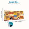 Pingu Cartoon Color Mouse Pad Large Gaming Table Cushion Non-slip Laptop Tablet Big Mousepad XXL Mat Mini PC Playmat With Lock edge