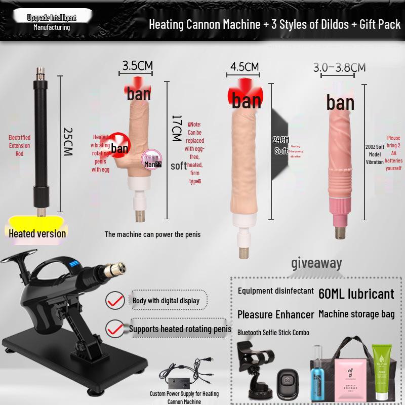 Automatic Telescopic Heating Masturbator: Simulated Penis for Anal Use by All Genders